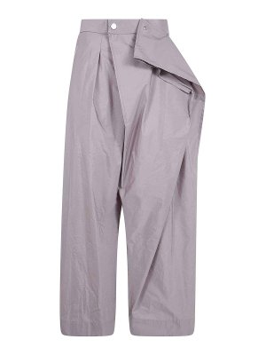 ISSEY MIYAKE: casual trousers - Akimbo Volume Trousers