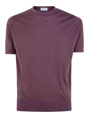 JOHN SMEDLEY: crew necks - Kempton Crewneck Short Sleeves T-Shirt
