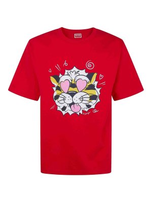 KENZO: Tシャツ - Tシャツ - 赤