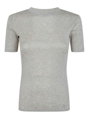 LOULOU STUDIO: Camisetas - Camiseta - Gris