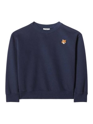 MAISON KITSUNÉ: Sudaderas y suéteres - Sudadera - Azul