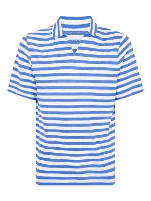 Majestic Filatures: Poloshirts - Poloshirt - Blau