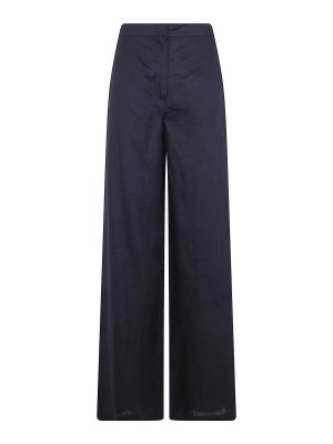 Max Mara: casual trousers - Tapioca Linen Classic Trousers