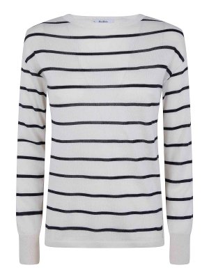 Max Mara: クルーネック - クルーネック - 白