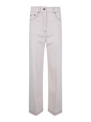 Max Mara: カジュアルトラウザー - カジュアルパンツ - 白