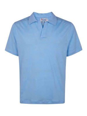 MC2 SAINT BARTH: polo shirts - Linen Polo Shirt