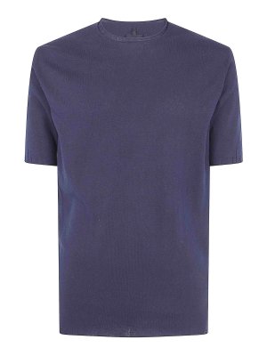 MD75: Strickpullover mit Rundhalsausschnitt - Rundhalspullover - Blau