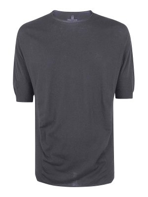 MD75: crew necks - Light Cotton Boxi Short Sleeves Sweater