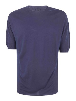 MD75: crew necks - Light Cotton Boxi Short Sleeves Sweater