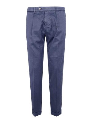 MICHAEL COAL: casual trousers - Linen Classic Trousers