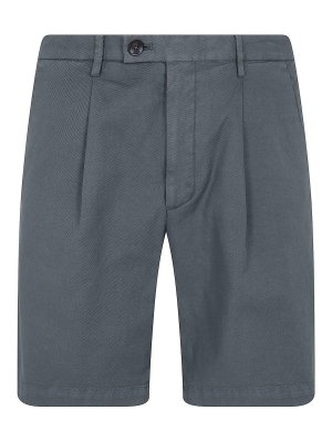 MICHAEL COAL: pantaloni shorts - Pantaloni Bermuda in Cotone e Lino