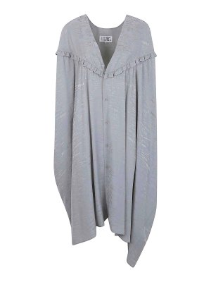 MM6 MAISON MARGIELA: ニーレングスドレス - 膝丈ドレス - グレー