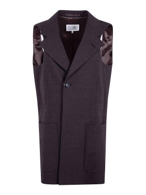 MM6 MAISON MARGIELA: Westen - Weste - Braun