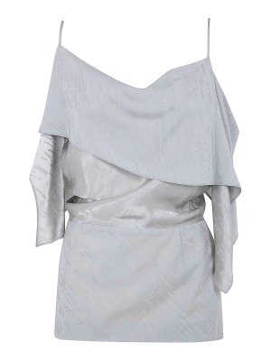 MM6 MAISON MARGIELA: トップス＆タンクトップ - トップ/タンクトップ - グレー