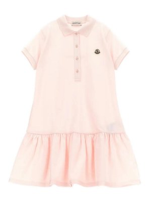MONCLER: Vestidos cortos - Vestido Corto - Rosado