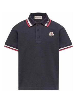 MONCLER: Polos - Polo - Azul