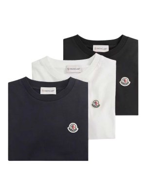 MONCLER: Camisetas - Camiseta - Negro