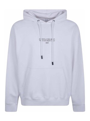 OFF-WHITE: Sweatshirts & Sweaters - Skate Statement Hoodie