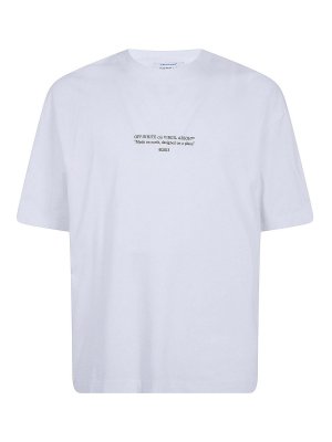 OFF-WHITE: Camisetas - Camiseta - Blanco