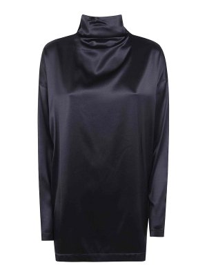 PHOEBE PHILO: Tops & Tank tops - Liquid Knot Collar Top