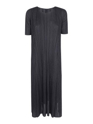 PLEATS PLEASE ISSEY MIYAKE: abiti lunghi - Vestito  a pieghe morbide