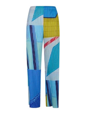 PLEATS PLEASE ISSEY MIYAKE: casual trousers - City Collage Trousers