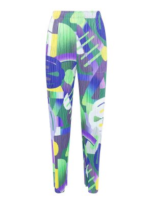 PLEATS PLEASE ISSEY MIYAKE: casual trousers - Playground Trousers