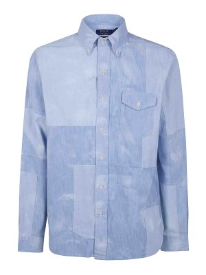 POLO RALPH LAUREN: camicie - Camicia sportiva patchwork