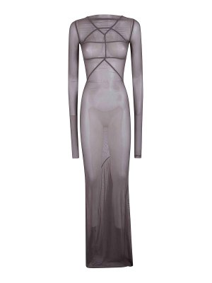 RICK OWENS: Maxikleider - Maxikleid - Grau
