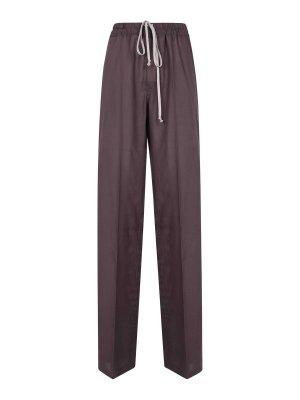 RICK OWENS: カジュアルトラウザー - カジュアルパンツ - グレー