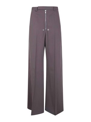 RICK OWENS: casual trousers - Tailored Wide Belas Trousers