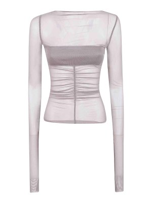 RICK OWENS: t-shirts - temple bandeau t-shirt