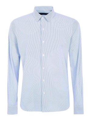 RRD Roberto Ricci Designs: camicie - Camicia Oxford a righe jacquard
