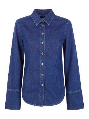 7 FOR ALL MANKIND: shirts - Shaped Shirt Indigo Soul