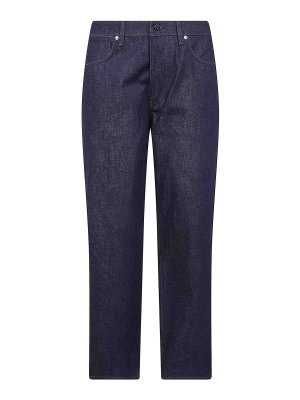 STONE ISLAND: straight leg jeans - Straight Trousers