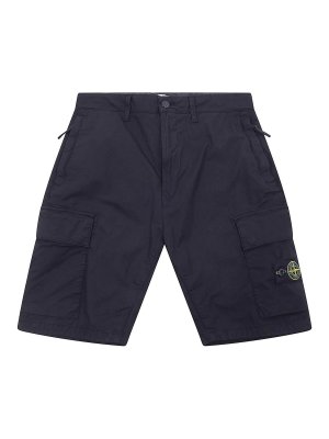 Stone Island Junior: Shorts - Shorts - Negro