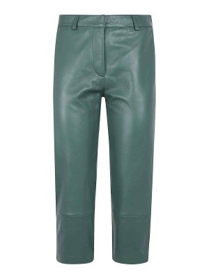 THE FRANKIE SHOP: pantaloni in pelle - Pantaloni Capri in pelle Lior