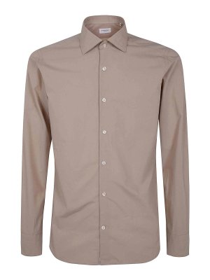 TINTORIA MATTEI: camicie - Camicia slim in popeline