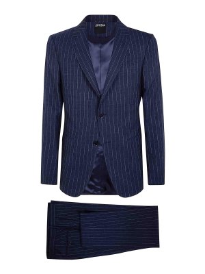 ZEGNA: Vestidos de gala - Traje - Gris
