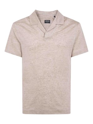 ZEGNA: t-shirts - Z Lux Leisurewear V Neck T-Shirt