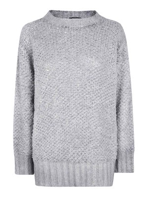 AVANT-TOI: Suéteres con cuello pico - Suéter Cuello Redondo - Gris