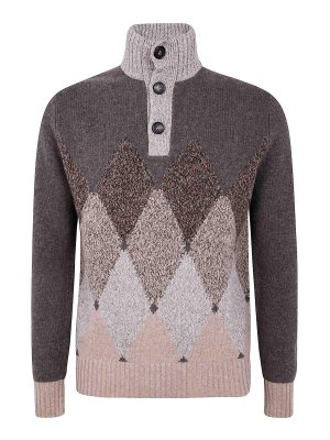 BALLANTYNE: Turtlenecks & Polo necks - T Neck Pullover Button