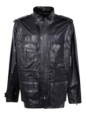 Balmain: Parkas - Parka - Negro