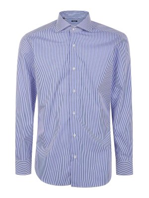 BARBA: camicie - Camicia Bacchetta in Popeline