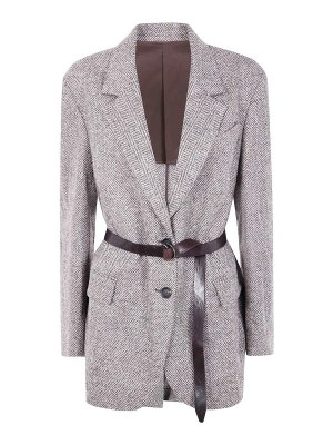 BRUNELLO CUCINELLI: Blazer - Blazer - Color Carne Y Neutral