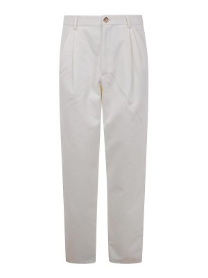 BRUNELLO CUCINELLI: casual trousers - Double Piences Chino Trousers