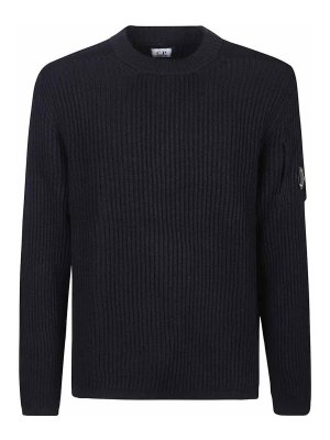C.P. COMPANY: crew necks - Knitwear Crew Neck In Re-Wool