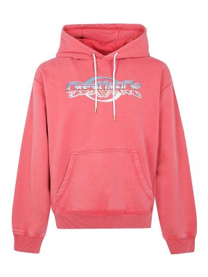 CASABLANCA: Sweatshirts & Sweaters - Chrome Text Printed Hoodie