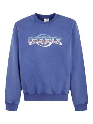 CASABLANCA: Sweatshirts und Pullover - Sweatshirt - Blau