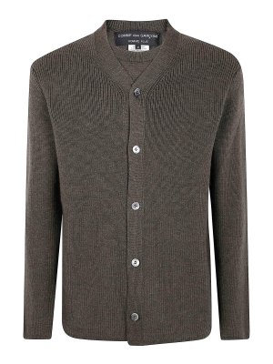 COMME DES GARÇONS HOMMES PLUS: Cárdigans - Cárdigan - Verde